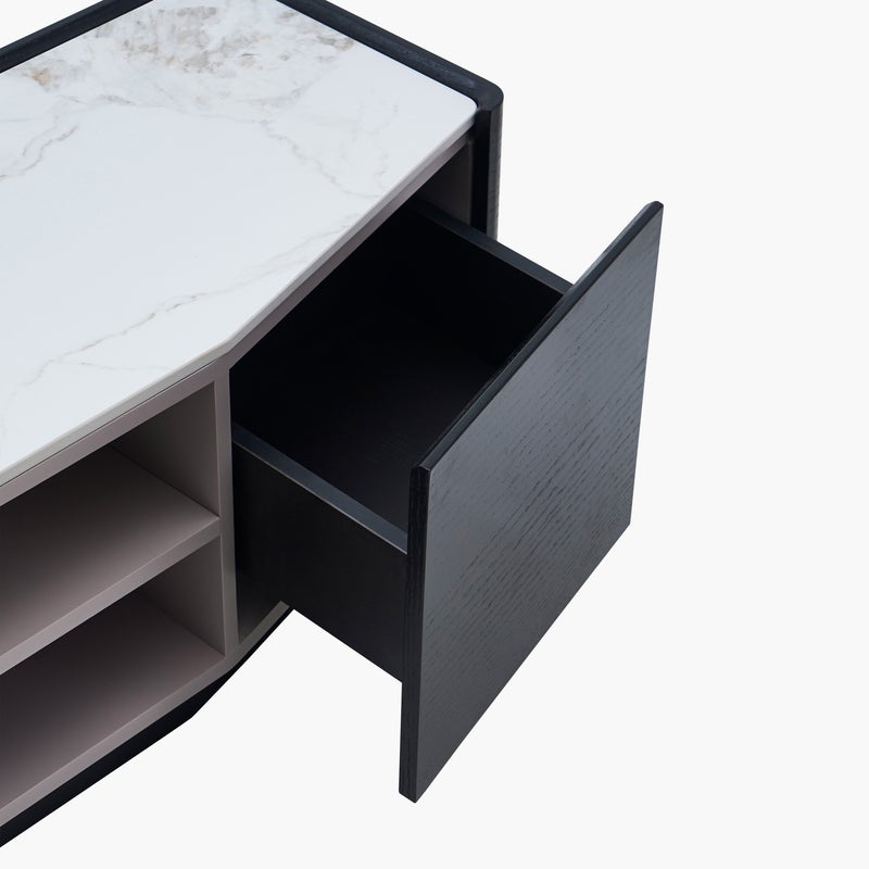 Home Box Estrella TV Unit with Sintered Stone Top for TVs - Image 5